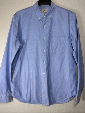J. Crew Men's Light Blue Oxford Button-Down Shirt